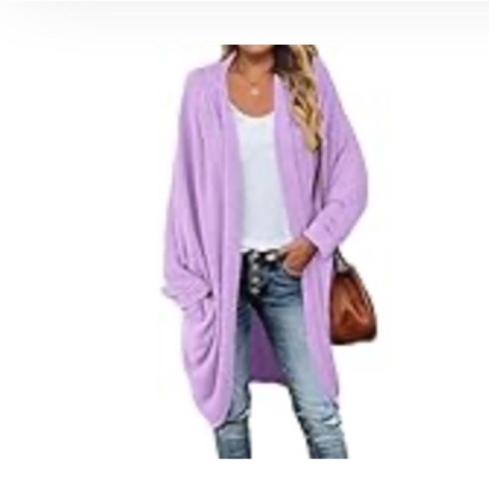Merokeety Purple Knit Sweater